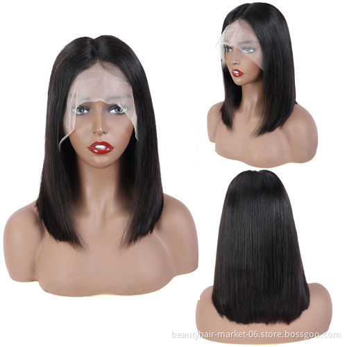 Cheap 100% Natural Human Hair Body Wave  Front Lace Wigs U Part Human Hair Lacefront Wigs with Baby Hair Frontal Lace Women Wig